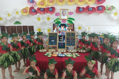 BÉ LÀM BÁNH GIẦY – HƯỚNG VỀ NGUỒN CỘI NHÂN NGÀY GIỖ TỔ HÙNG VƯƠNG